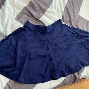 Blue Polka Dot Skirt